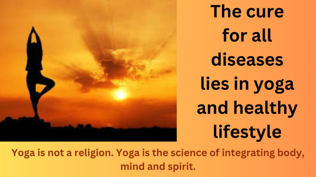 Healthy Life Yoga gives disease free life.