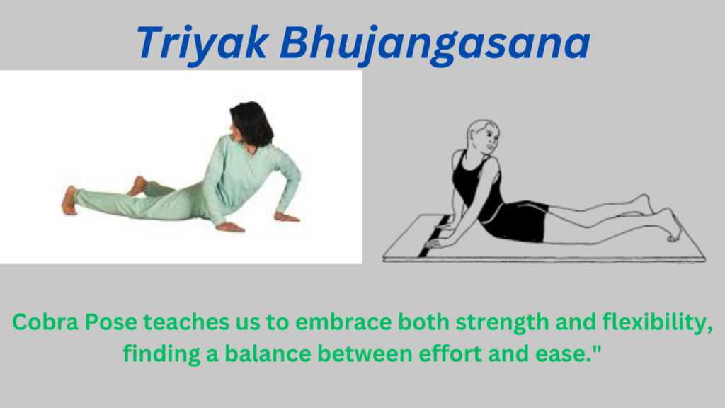 Triyak Bhujangasana